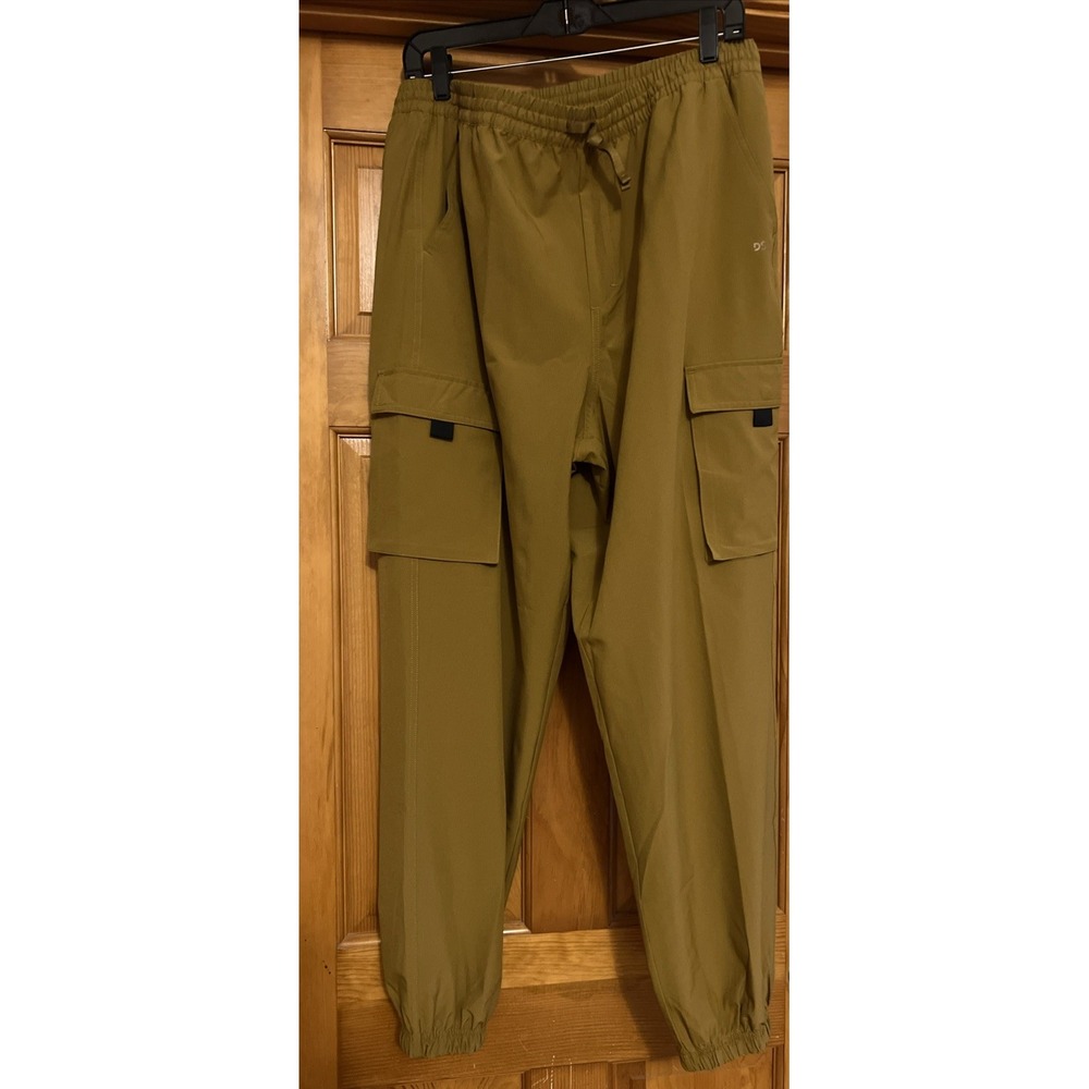DSG Cargo Men's Jogger Sz Large Lightweight Moisture-wicking Caramel Brown